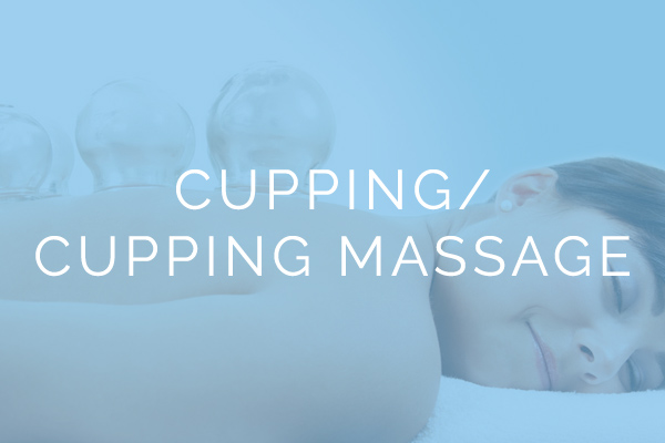 Cupping/cupping massage