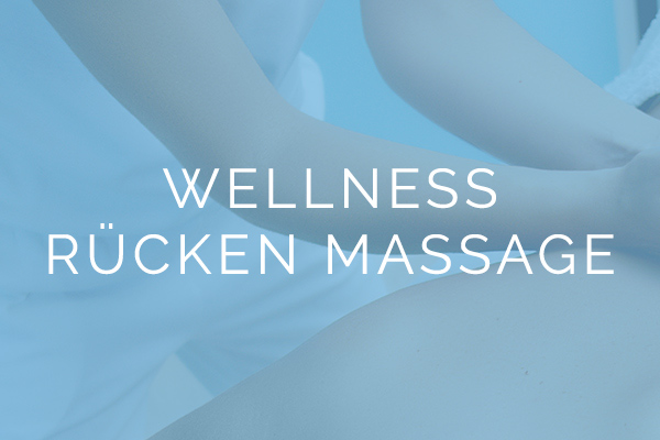 Wellness Rücken Massage
